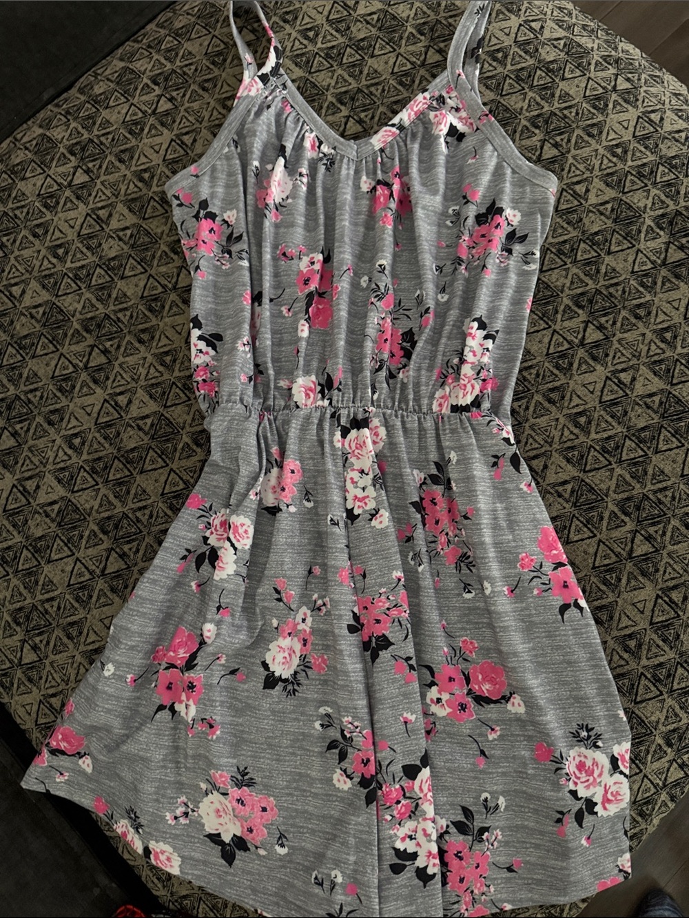 One Piece Romper with elastic waistband